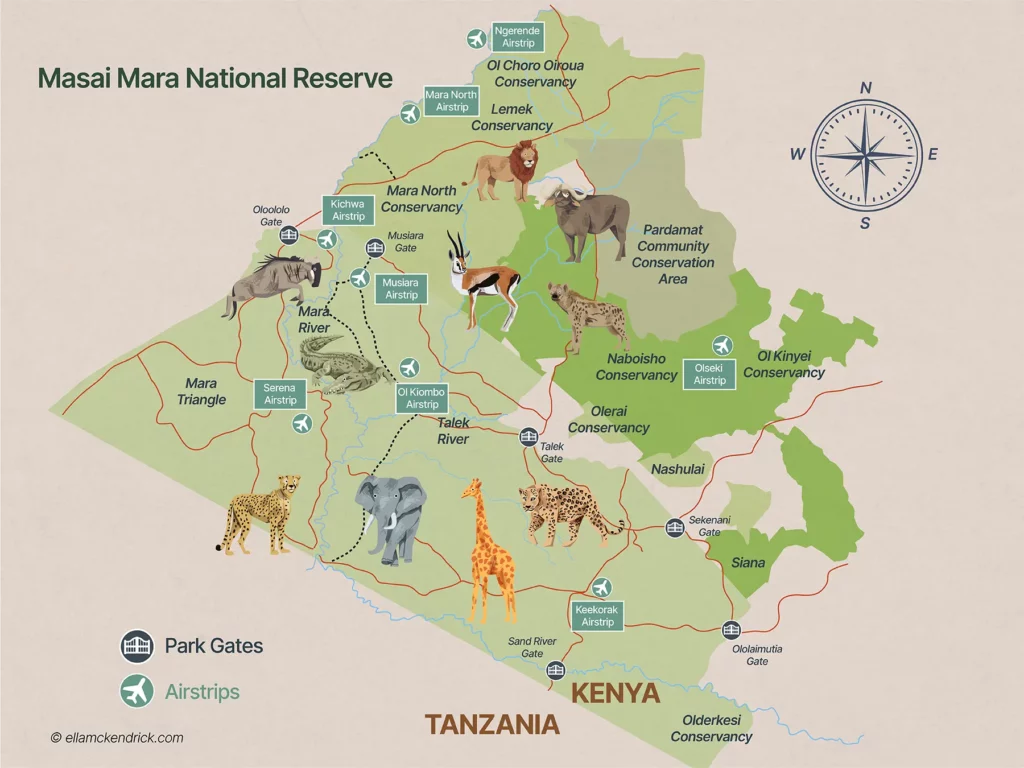 Masai Mara National Reserve Location
